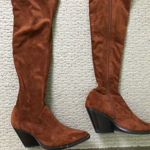 Jeffrey Campbell Suede Over the Knee Boots Size 8